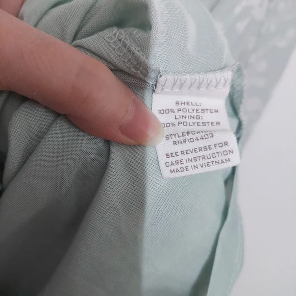 By The River Mint Floral Ruffle Dress Cottagecore Boho Sheer Mini S Spring - Picture 6 of 9